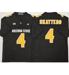 Men Arizona Sun Devils Black #4 Cam SKATTEBO White Stitched F U S E NCAA Jersey Men Arizona Sun Devils Black #4 Cam SKATTEBO White Stitched F U S E NCAA Jersey