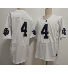 Men Norte Dame Fighting Irish #4 Jeremiyah Love White Stitched NCAA Jersey Men Norte Dame Fighting Irish #4 Jeremiyah Love White Stitched NCAA Jersey