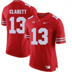 Men Ohio State Buckeyes #13 Maurice Clarett Red Diamond Stitched NCAA Jersey