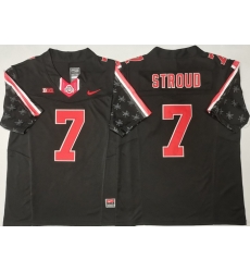 Men Ohio State Buckeyes Black # 7 C.J. Stroud Black Stitched F U S E NCAA Jersey Men Ohio State Buckeyes Black # 7 C.J. Stroud Black Stitched F U S E NCAA Jersey