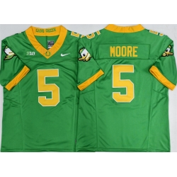 Men Oregon Ducks 5 Dakorien Moore Green 2026 F U S E  Stitched Jersey