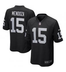 Las Vegas Raiders 15 MENDOZA Black Vapor Limited Stitched Jersey Las Vegas Raiders 15 MENDOZA Black Vapor Limited Stitched Jersey