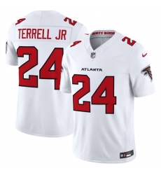 Men Atlanta Falcons 24 A J Terrell White 2026 New F U S E Vapor Untouchable Limited Stitched Football Jersey Men Atlanta Falcons 24 A J Terrell White 2026 New F U S E Vapor Untouchable Limited Stitched Football Jersey