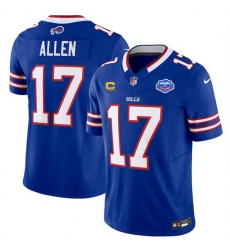 Men Buffalo Bills 17 Josh Allen Blue 2025 F U S E With Farewell Patch And 4 Star C Patch Vapor Untouchable Limited Stitched Football Jersey Men Buffalo Bills 17 Josh Allen Blue 2025 F U S E With Farewell Patch And 4 Star C Patch Vapor Untouchable Limited Stitched Football Jersey