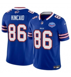 Men Buffalo Bills 86 Dalton Kincaid Blue 2025 F U S E With Farewell Patch Vapor Untouchable Limited Stitched Football Jersey Men Buffalo Bills 86 Dalton Kincaid Blue 2025 F U S E With Farewell Patch Vapor Untouchable Limited Stitched Football Jersey