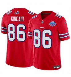 Men Buffalo Bills 86 Dalton Kincaid Red 2025 F U S E  With Farewell Patch Vapor Untouchable Limited Stitched Football Jersey