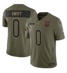 Men Chicago Bears 0 D 27Andre Swift Olive 2025 F U S E Salute to Service Limited Stitched Football Jersey Men Chicago Bears 0 D 27Andre Swift Olive 2025 F U S E Salute to Service Limited Stitched Football Jersey