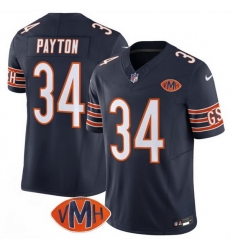 Men Chicago Bears 34 Walter Payton Navy 2025 F U S E With VMH Patch Vapor Untouchable Limited Stitched Football Jersey Men Chicago Bears 34 Walter Payton Navy 2025 F U S E With VMH Patch Vapor Untouchable Limited Stitched Football Jersey