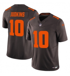 Men Cleveland Browns 10 Quinshon Judkins Brown 2025 F U S E Alpha Dawg Limited Stitched Football Jersey Men Cleveland Browns 10 Quinshon Judkins Brown 2025 F U S E Alpha Dawg Limited Stitched Football Jersey