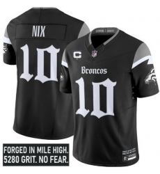 Men Denver Broncos Active Player Custom Black 2025 F U S E With 1 Star C Patch Gothic Mile High Shadows Edition Vapor Limited Stitched Football Jersey Men Denver Broncos Active Player Custom Black 2025 F U S E With 1 Star C Patch Gothic Mile High Shadows Edition Vapor Limited Stitched Football Jersey
