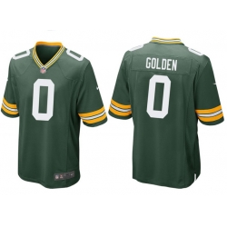 Men Green Bay Packers #0 Matthew Golden Nike Green F U S E Stitched Jersey