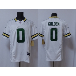 Men Green Bay Packers 0 Matthew Golden White Vapor 2025 F U S E  Limited Stitched Football Jersey