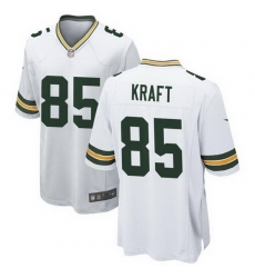 Men Green Bay Packers 85 Tucker Kraft White 2025 Stitched Game Jersey Men Green Bay Packers 85 Tucker Kraft White 2025 Stitched Game Jersey