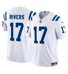 Men Indianapolis Colts 17 Philip Rivers White 2025 F U S E Vapor Limited Stitched Football Jersey Men Indianapolis Colts 17 Philip Rivers White 2025 F U S E Vapor Limited Stitched Football Jersey
