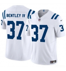 Men Indianapolis Colts 37 Ulysses Bentley IV White 2025 F U S E Vapor Limited Stitched Football Jersey Men Indianapolis Colts 37 Ulysses Bentley IV White 2025 F U S E Vapor Limited Stitched Football Jersey