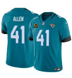 Men Jacksonville Jaguars 41 Josh Hines Allen Teal 2025 F U S E With 4 Star C Patch Vapor Untouchable Limited Stitched Jersey Men Jacksonville Jaguars 41 Josh Hines Allen Teal 2025 F U S E With 4 Star C Patch Vapor Untouchable Limited Stitched Jersey