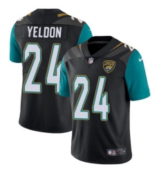Nike Jaguars #24 T J Yeldon Black Alternate Mens Stitched NFL Vapor Untouchable Limited Jersey