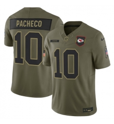 Men Kansas City Chiefs 10 Isiah Pacheco Olive 2025 F U S E Salute to Service Limited Stitched Football Jersey Men Kansas City Chiefs 10 Isiah Pacheco Olive 2025 F U S E Salute to Service Limited Stitched Football Jersey