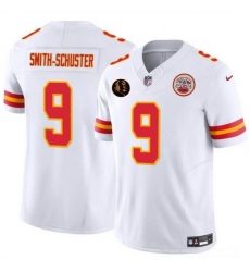 Men Kansas City Chiefs 9 Louis Rees Zammit White 2025 F U S E John Madden PatchVapor Untouchable Limited Stitched Football Jersey Men Kansas City Chiefs 9 Louis Rees Zammit White 2025 F U S E John Madden PatchVapor Untouchable Limited Stitched Football Jersey