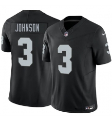 Men Las Vegas Raiders 3 Taron Johnson Black 2026 F U S E Vapor Untouchable Limited Stitched Football Jersey Men Las Vegas Raiders 3 Taron Johnson Black 2026 F U S E Vapor Untouchable Limited Stitched Football Jersey
