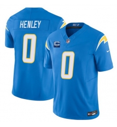 Men Los Angeles Chargers 0 Daiyan Henley Blue 2025 F U S E With 1 Star C Patch Vapor Limited Stitched Football Jersey Men Los Angeles Chargers 0 Daiyan Henley Blue 2025 F U S E With 1 Star C Patch Vapor Limited Stitched Football Jersey