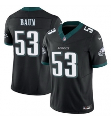Men Philadelphia Eagles 53 Zack Baun Black 2025 F U S E Vapor Untouchable Limited Throwback Stitched Football Jersey Men Philadelphia Eagles 53 Zack Baun Black 2025 F U S E Vapor Untouchable Limited Throwback Stitched Football Jersey