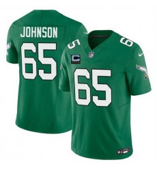 Men Philadelphia Eagles 65 Lane Johnson Kelly Green 2025 F U S E With 4 Star C Patch Vapor Untouchable Limited Throwback Stitched Football Jersey Men Philadelphia Eagles 65 Lane Johnson Kelly Green 2025 F U S E With 4 Star C Patch Vapor Untouchable Limited Throwback Stitched Football Jersey