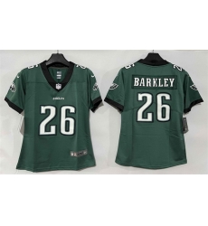 Women Philadelphia Eagles 26 Saquon Barkley Green New Vapor Untouchable Limited Stitched Football Jersey Women Philadelphia Eagles 26 Saquon Barkley Green New Vapor Untouchable Limited Stitched Football Jersey