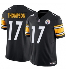 Men Pittsburgh Steelers 17 Skylar Thompson Black 2025 F U S E  Vapor Untouchable Limited Stitched Jersey