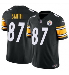 Men Pittsburgh Steelers  87 Brandon Smith Black 2026 F U S E  Vapor Limited Stitched Football Jersey