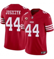 Men San Francisco 49ers 44 Kyle Juszczyk Red 2025 F U S E With 2 Star C Patch Vapor Untouchable Limited Stitched Football Jersey Men San Francisco 49ers 44 Kyle Juszczyk Red 2025 F U S E With 2 Star C Patch Vapor Untouchable Limited Stitched Football Jersey