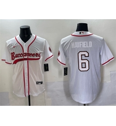 Men Tampa Bay Buccaneers 6 Baker Mayfield White Cool Base Stitched Baseball Jersey Men Tampa Bay Buccaneers 6 Baker Mayfield White Cool Base Stitched Baseball Jersey