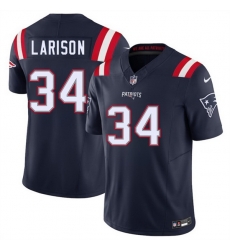 Men New England Patriots 34 Lan Larison Navy 2025 F U S E Vapor Limited Stitched Football Jersey Men New England Patriots 34 Lan Larison Navy 2025 F U S E Vapor Limited Stitched Football Jersey