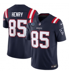 Men New England Patriots 85 Hunter Henry Navy 2025 F U S E With 4 Star C Patch Vapor Limited Stitched Football Jersey Men New England Patriots 85 Hunter Henry Navy 2025 F U S E With 4 Star C Patch Vapor Limited Stitched Football Jersey
