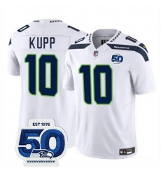 Men Seattle Seahawks 10 Cooper Kupp White 2025 F U S E Vapor Untouchable Limited Stitched Football Jersey Men Seattle Seahawks 10 Cooper Kupp White 2025 F U S E Vapor Untouchable Limited Stitched Football Jersey