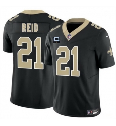 Men New Orleans Saints 21 Justin Reid Black 2025 F U S E With 1 Star C Patch Vapor Limited Stitched Football Jersey Men New Orleans Saints 21 Justin Reid Black 2025 F U S E With 1 Star C Patch Vapor Limited Stitched Football Jersey