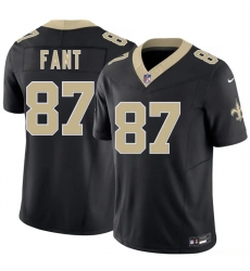 Men New Orleans Saints 87 Noah Fant Black 2026 F U S E Vapor Limited Stitched Football Jersey Men New Orleans Saints 87 Noah Fant Black 2026 F U S E Vapor Limited Stitched Football Jersey