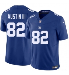 Men New York Giants 82 Calvin Austin III Blue 2026 F U S E Vapor Untouchable Limited Stitched Jersey Men New York Giants 82 Calvin Austin III Blue 2026 F U S E Vapor Untouchable Limited Stitched Jersey