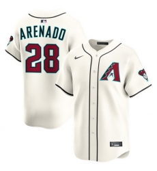 Men Arizona Diamondbacks Nike Home Limited Jersey Cream Barrosa Jorge 1