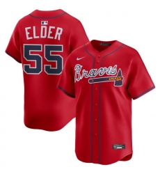 Men Atlanta Braves Nike Alternate Limited Jersey Red Elder Bryce 55 Men Atlanta Braves Nike Alternate Limited Jersey Red Elder Bryce 55