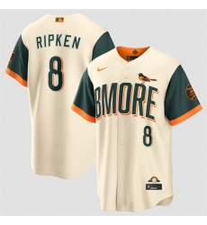 Men Baltimore Orioles 8 Cal Ripken Jr Natural 2026 City Connect Stadium Stitched Baseball Jersey Men Baltimore Orioles 8 Cal Ripken Jr Natural 2026 City Connect Stadium Stitched Baseball Jersey