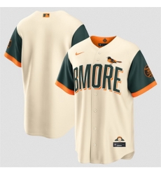 Men Baltimore Orioles Blank Natural 2026 City Connect Stadium Stitched Baseball Jersey Men Baltimore Orioles Blank Natural 2026 City Connect Stadium Stitched Baseball Jersey