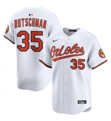 Men Baltimore Orioles Nike Home Limited Jersey White Rutschman Adley 35 Men Baltimore Orioles Nike Home Limited Jersey White Rutschman Adley 35