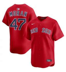 Men Boston Red Sox Nike Home Limited Jersey Red Moran Jovani 47 Men Boston Red Sox Nike Home Limited Jersey Red Moran Jovani 47