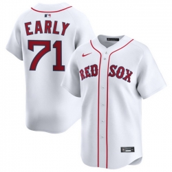 Men Boston Red Sox Nike Home Limited Jersey White Early Connelly 71