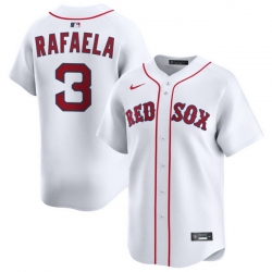 Men Boston Red Sox Nike Home Limited Jersey White Rafaela Ceddanne 3