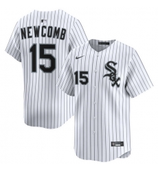 Men Chicago White Sox Nike Home Limited Jersey White Newcomb Sean 15 Men Chicago White Sox Nike Home Limited Jersey White Newcomb Sean 15