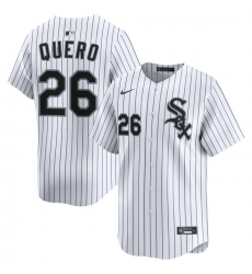 Men Chicago White Sox Nike Home Limited Jersey White Quero Edgar 26 Men Chicago White Sox Nike Home Limited Jersey White Quero Edgar 26