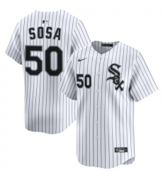 Men Chicago White Sox Nike Home Limited Jersey White Sosa Lenyn 50 Men Chicago White Sox Nike Home Limited Jersey White Sosa Lenyn 50