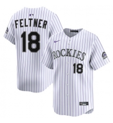 Men Colorado Rockies Nike White Alternate Limited Jersey Feltner Ryan 18 Men Colorado Rockies Nike White Alternate Limited Jersey Feltner Ryan 18
